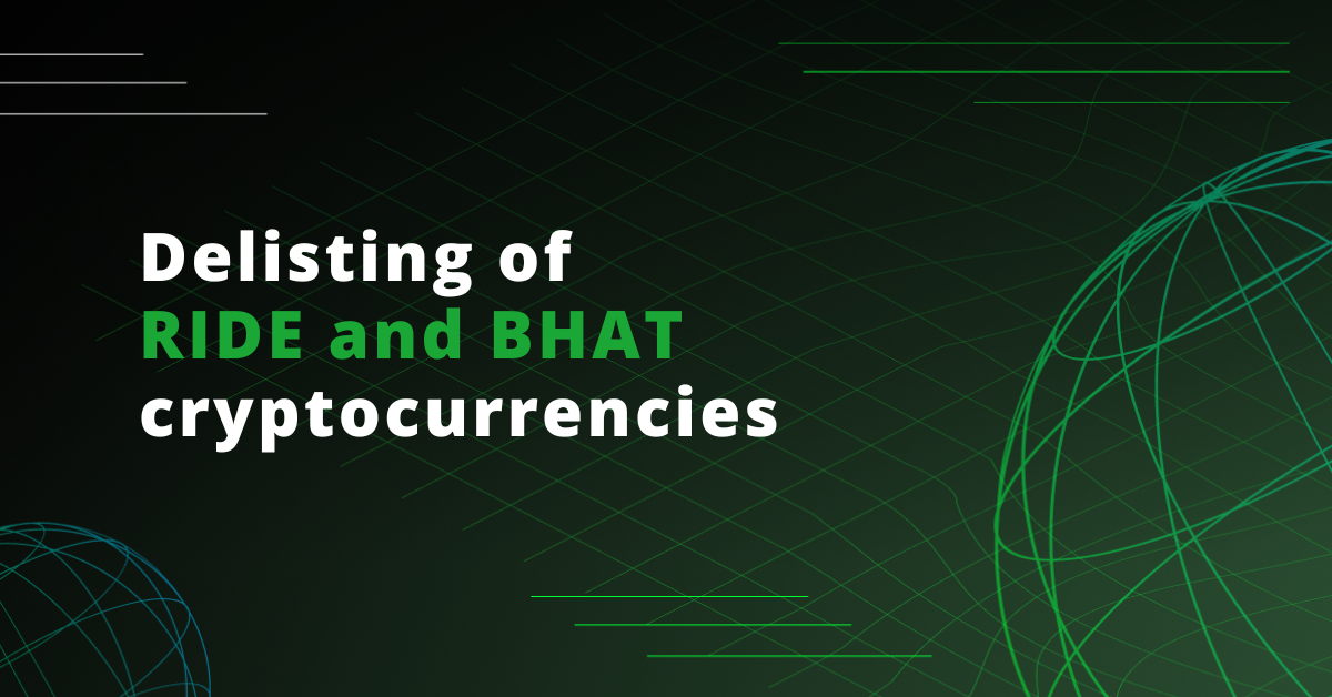 Trading Suspension for RIDE and BHAT